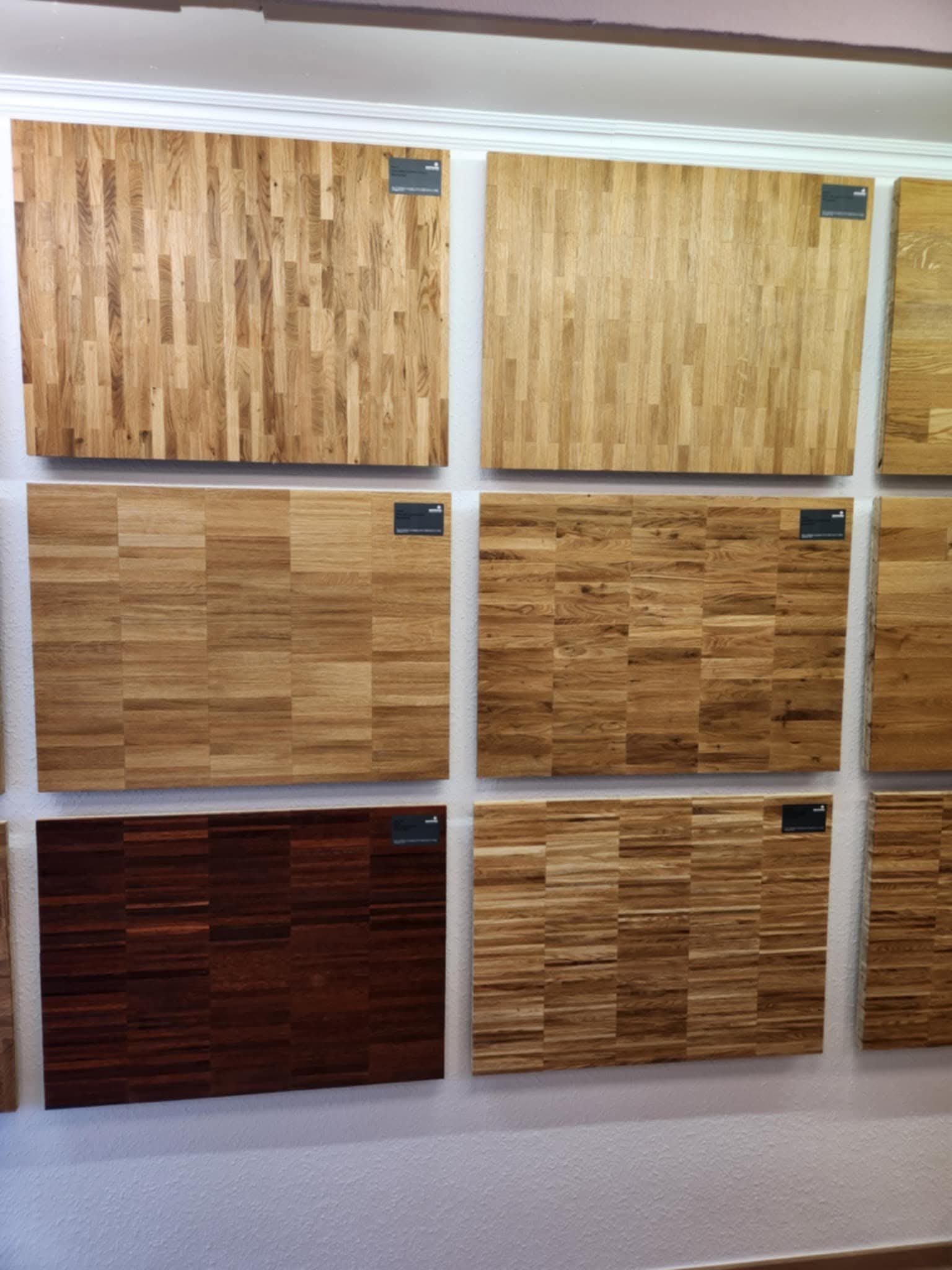 Unterschiedliche Parkettarten